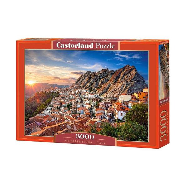 Puzzle de 3000 de piese cu Pietrapertosa Italia Cutia are dimensiunile de 38×265×5 cm iar puzzle-ul are 92×68 cm Recomandat celor cu vârste de peste 9 