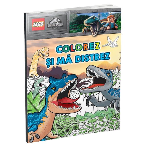 Preg&259;ti&539;i-v&259; cariocile &537;i creioanele colorate &537;i al&259;tura&539;i-v&259; fascinantelor personaje din LEGO® Jurassic World Aceast&259; carte con&539;ine dinozauri colosali de colorat &537;i puzzle-uri distractive de rezolvat a&537;adar pe fanii dinozaurilor îi vor a&537;tepta ore întregi de distrac&539;ie &537;i aventur&259;Coloratul îmbun&259;t&259;&539;e&537;te motricitatea fin&259; a copiilor 