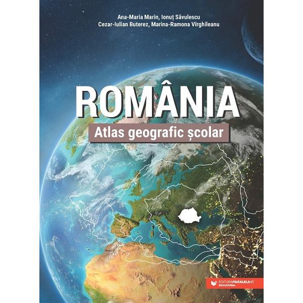 Atlasul Geografic al României este un titlu bine-venit în literatura &537;colar&259; autohton&259; Autorii au realizat o lucrare cu o contribu&539;ie aparte atât din punct de vedere didactic cât mai ales sub raport &537;tiin&539;ific Partea cartografic&259; a atlasului este o premier&259; la noi prin materialele diversificate ce acoper&259; aproape întreg spectrul geografiei regionale îns&259; unicitatea acesteia const&259; în 