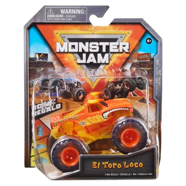 Camioneta metalica Monster Jam cu Nisip Kinetic si accesorii In acest set este inclus personajul El Toro Loco este unul dintre cei mai populari Acum cel mai mare circuit din lume pentru vehiculele Monster Jam este pregatit sa gazduiasca o cursa grandioasa Vehiculele Monster Jam sunt puternice au roti uriase si un aspect interesant intotdeauna Acum iti poti construi propria rampa de lansare pentru masinutele tale Monster Jam cu ajutorul Nisipului Kinetic original si accesoriilor incluse 