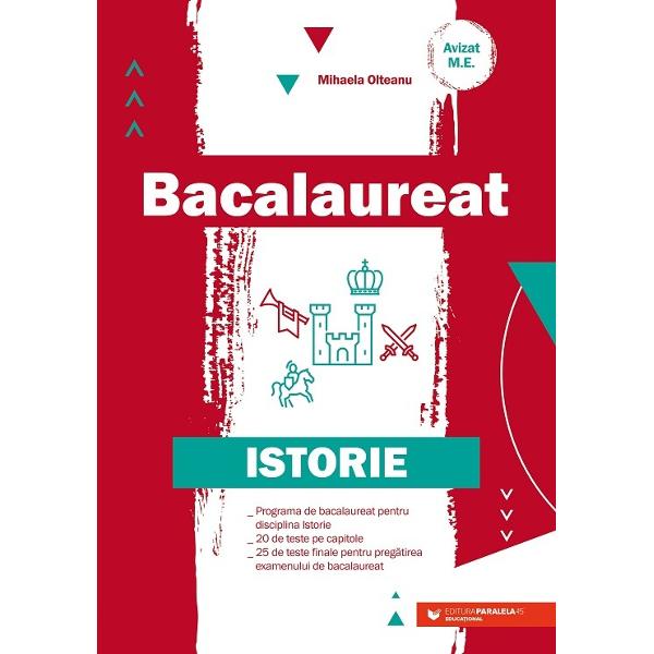 Avizat MELucrarea de fa&355;&259; cuprinde un num&259;r de 45 de variante de teste dup&259; modelul ME structurate pe capitole dar vizând &351;i evaluarea final&259; Sunt cuprinse de asemenea &351;i baremele de evaluare &351;i notare tocmai pentru a veni în sprijinul candida&355;ilor ca un veritabil instrument de autoevaluare a preg&259;tirii acestora pentru examenTestele propuse spre rezolvare 