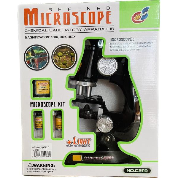 Set cu microscop si accesorii 400X M640Dimensiune 20 cmMareste de 100X 200X si 450XVarsta recomandata 3 ani 