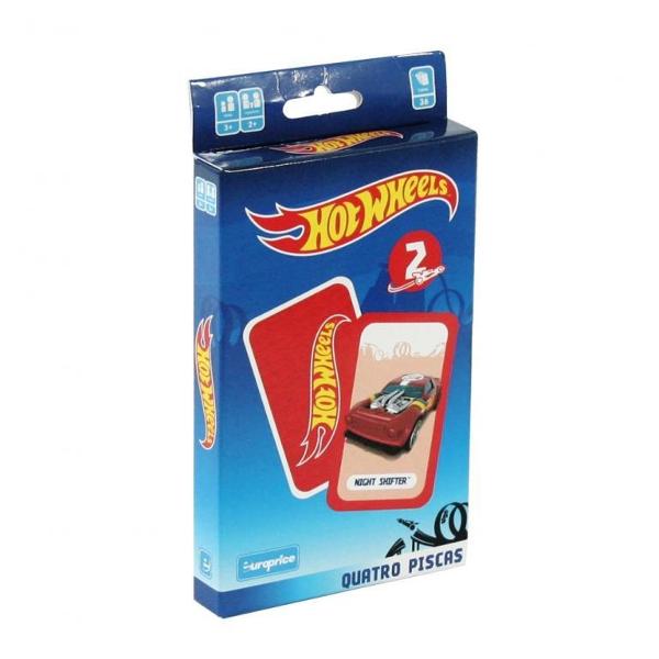 Carti de joc Hot Wheels 2 Europrice Pachetul include 36 de carti pentru 2  jucatori cu varste de peste 3 ani