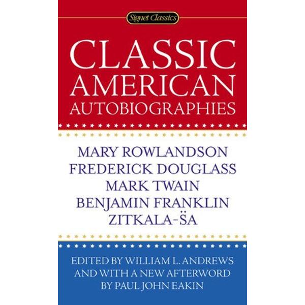 The true diversity of the American experience comes to life in this superlative collection of autobiographies—including those of Benjamin Franklin Frederick Douglas Mark Twain and moreA True History of the Captivity and Restoration of Mrs Mary Rowlandson 1682 perhaps the first American bestseller recounts this thirty-nine-year-old woman’s harrowing months as the captive of Narragansett IndiansThe Autobiography 