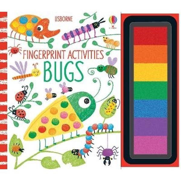 This entertaining book is bursting with ideas for fingerprinting lots of creepy crawlies from bees and ladybirds to spiders and ants Create scenes with hungry snails wiggly worms fluttering butterflies and lots more With an inkpad of seven bright colours and a spiral binding so that the book lies flatdiv classcol-md-3 