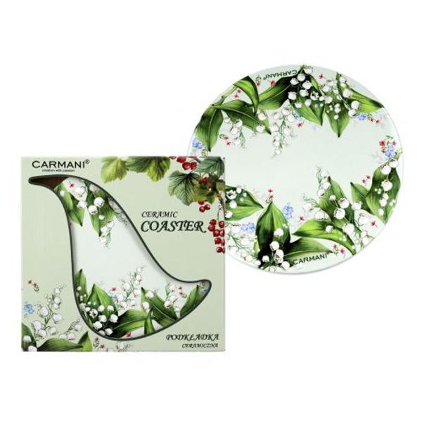 Coaster din ceramica Lacramioare 20 cm Carmani 0226022