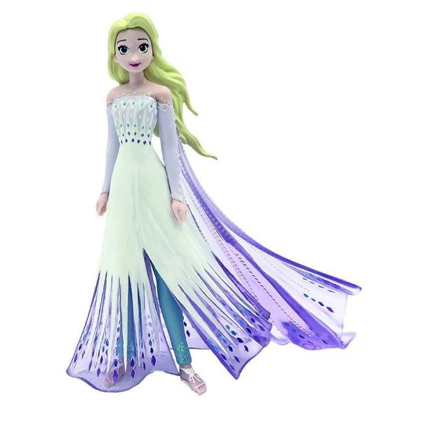 Figurina Elsa cu inaltimea de 10 cmVarsta recomandata 3-8 aniFigurina este pictata manual si este realizata dintr-un material plastic care nu contine PVC 