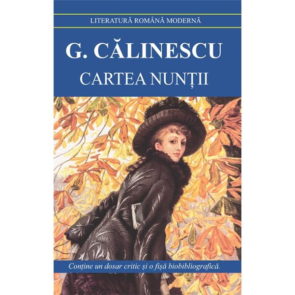 Cartea nuntii-George CalinescuContine un dosar critic si o fisa biobibliograficaProvocarile venite in ultimul timp din campul literar romanesc au modificat substantial lectura textelor scriitorilor moderni In colectia „Literatura romana moderna“ sunt „arhivate“ contributiile unor participanti majori la schimbarea de discurs literar Incercam astfel sa adresam o invitatie elevilor si profesorilor de a cauta sa inteleaga mizele si subtextul unei 