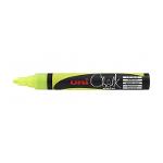 Marker creta UNI Chalk galben fluorescent M404