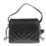 Geanta de dama Lamonza Elsa Negru,  21x58x17 cm A13195