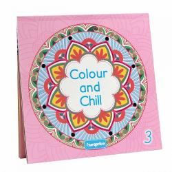 Carte de colorat pentru adulti Color and Chill 3 32 pagini