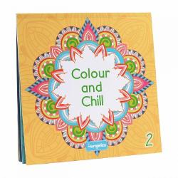 Carte de colorat pentru adulti Color and Chill 2 32 pagini