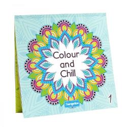 Carte de colorat pentru adulti Color and Chill 1 32 de pagini