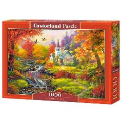 Puzzle de 1000 piese cu Autumn Vibes Puzzle-ul are dimensiunile 68 x 47 cm si cutia 35 x 25 x 5 cm Pentru cei cu varste de peste 9 ani