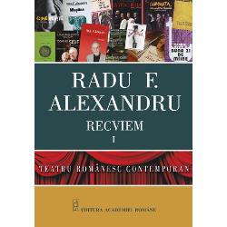 Radu F Alexandru este un dramaturg care este jucat cu succes pe scenele importante dar care &351;i public&259; relativ regulat &537;i la edituri de prim&259; mân&259; culegeri de piese ce se bucur&259; de sufragiile criticii deopotriv&259; dramatice &351;i literare Un dramaturg prin urmare capabil s&259; scrie texte care se joac&259; &351;i se citesc cu aceea&537;i pl&259;cere un creator care st&259;pânind în detaliu arhitectura spectacolului are un 