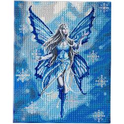 Set creativ tablou cu cristale,Snow Fairy 40x50cm CAK-AST2