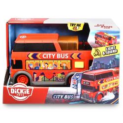 City Bus este una dintre cele mai indragite modele ale acestui mare brandStimuleaza imaginatiaFunctie de roti libereAcoperis glisantVarsta recomandata 3 ani Lungime 15 cm