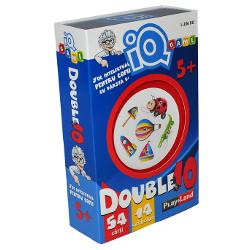Double 10 este un joc de carti pentru copii de la 5 ani care ii va ajuta sa-si stapaneasca rapid abilitatile de aritmetica Scopul jocului este de a gasi rapid imagini identice pe doua carti a caror suma va fi egala cu 10 Desenele de pe ambele carti trebuie sa fie identice Dupa ce jucatorul gaseste aceleasi imagini pe doua carti a caror suma este 10 anunta de exemplu „Nava 10” si ia aceasta carte cu el La joc pot participa de la 2 la 6 jucatori Pachetul contine 54 de 