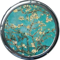 Cutie pentru pilule Van Gogh Almond blossom 5 cm P02GOG