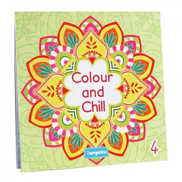 Carte de colorat pentru adulti Color and Chill 4 32 pagini