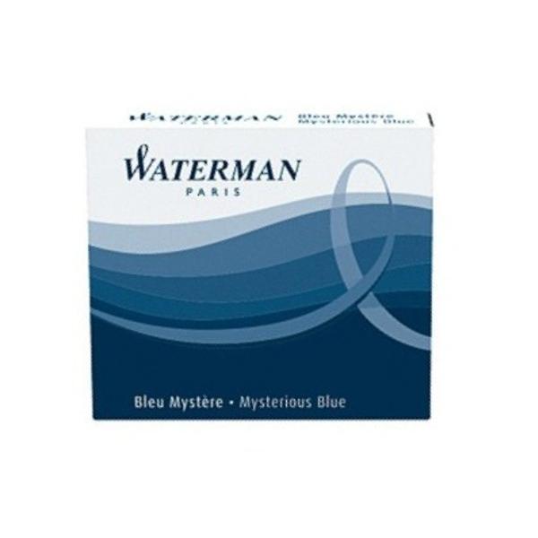 Cartuse cerneala Waterman Misterious Blue set mini 6