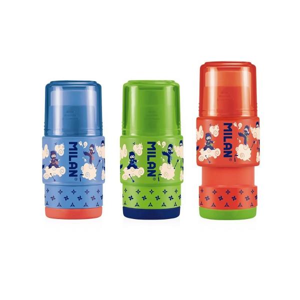 Ascu&539;itoarea cu radier&259; din colec&539;ia NINJUTSU are un design amuzant &537;i ergonomic fiind practic&259; &537;i rezistent&259;Aceasta este fabricat&259; din plastic &537;i este prev&259;zut&259; cu radier&259; moale &537;i container pentru depozitarea rezidurilorCaracteristici produs- Culoare verde albastru ro&537;u- Material corp plastic- Material lam&259; o&539;el- Prev&259;zut&259; cu container 