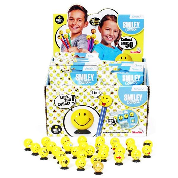 Mingiute Smiley in pachet surpriza 50 modele de la Simba ToysUn pachet contine 3 mingiute o brosura si un sticker Pretul afisat este pentru un pachet  Culoare  galbenDimensiuni  2 x 3 x 3 cm; 10 GrameProducator Simba Toys