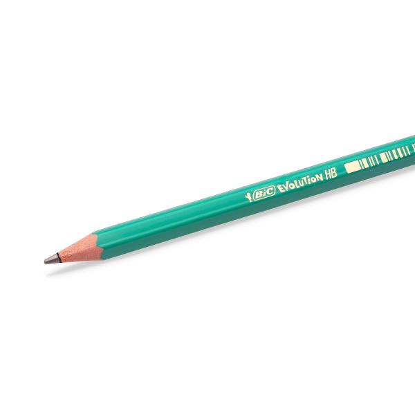 Creioane grafit EcoEvolution fabricate din rasina sintetica 100 Mina nu se rupe la ascutire sau la cadere Flexibil se rupe drept - sigur pentru copii si adulti Materialul este rezistent la presaremestecare Nuanta intensa a minei grafit si usor de sters Nu contine PVC Mina este lipita pe toata lungimea creionului Corpul creionului este hexagonal Creionul este vopsit fara radiera si usor de ascutit