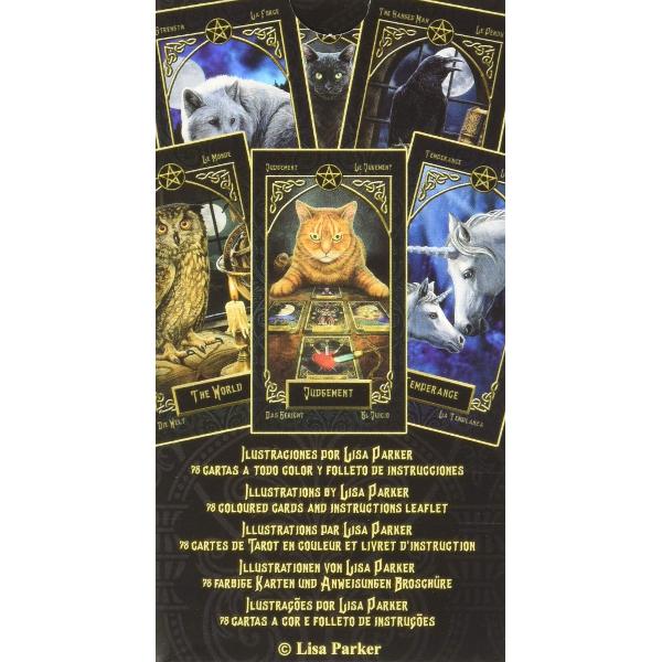 From the artwork of world-renowned fantasy artist Lisa Parker Tarot Familiars is a deck of charm mystery and animal magic