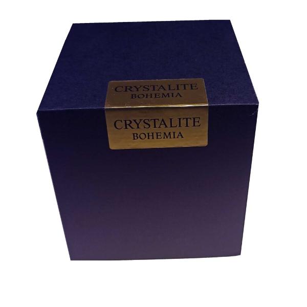 Set 6 pahare sampanie Bohemia Crystalite model WELLINGTON 180ml cu Titanium