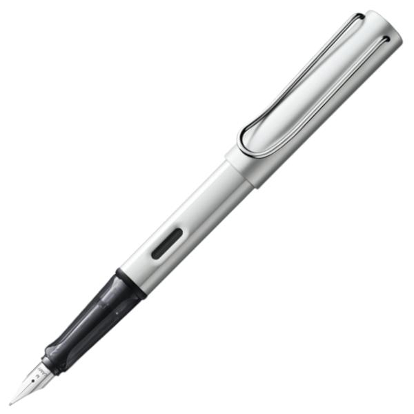 Lamy al-star este un instrument de scris atractiv tineresc care satisface chiar si cele mai exigente cerinte Fabricat din aluminiu rezistent anodizat Cu grip fumuriu- transparent distinctiv si clema metalica flexibila