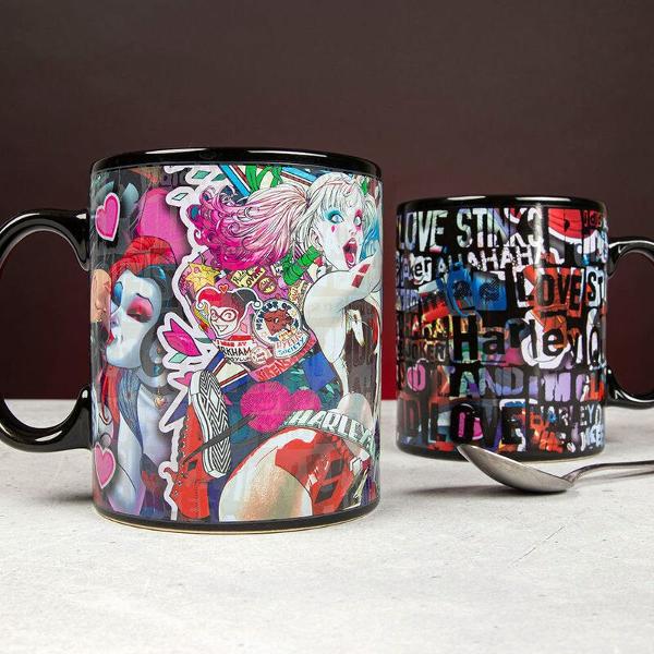 Empire Merchandising 695093 DC Comics Harley Quinn Tazza in Ceramica, Diametro 8,5 cm, Altezza 9,5 cm