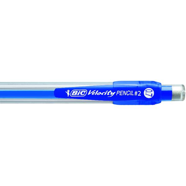 Creioan mecanic BIC Velocity cu un varf mediu de 07 mm pentru scris bine definit si de inalta precizie si linii clar trasate Mina este protejata impotriva ruperii printr-un arc care absoarbe socurile ceea ce face de asemenea scrisul mai lin Sectiunea aderenta captusita face ca folosirea sa sa fie o placereCreionul mecanic BIC Velocity reincarcabil este prevazut cu 3 mine HB premium din grafit fabricate in Europa 