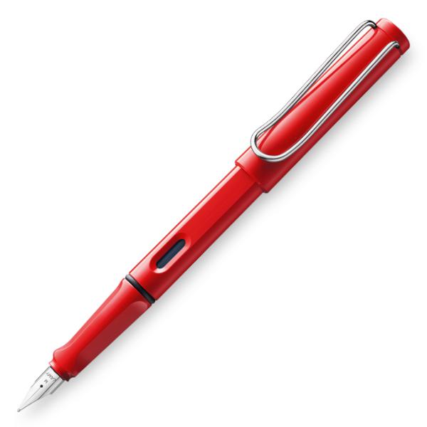 O multitudine de culori atractive design atemporal si ergonomie perfecta Acestea sunt doar cateva dintre motivele pentru care stiloul Lamy safari este unul dintre cele mai populare instrumente de scris din intreaga lumeDetalii stilou Lamy safari red plastic rezistent finisaj shiny red  penita de otel slefuita  clip metalic  grip ergonomic  