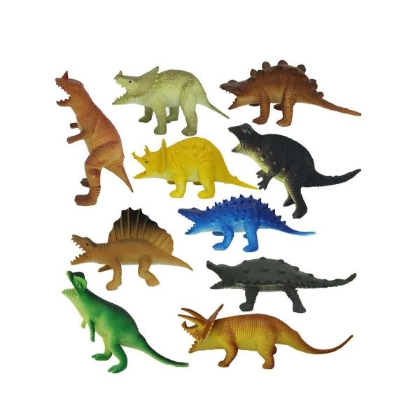 Colectie CrazooPentru Fete BaietiVarsta 3 - 4 ani 4 - 5 ani 5 - 6 ani 6 - 7 aniCu acest set de dinozauri din plastic micutii vor cunoaste speciile 