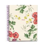 Caiet A5, dictando, 100 file, hartie 70 g, Miquelrius Poppy Botanical Flora MR4424