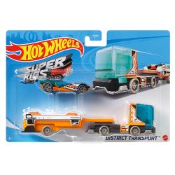 Aceste camioane Hot Wheels cu seturi de masini ofera moduri de inspiratie pentru a va juca impingeti incarcati si trageti pe pista pentru a va distra Fiecare platforma vine cu o masina sport si distractie de actiune mare si detalii dinamice Exista multe modele cu design deosebit la alegere deci alegeti-l pe cel preferat de voi apoi incarcati-va si atingeti drumul pentru noi aventuri puternice Fiecare se vinde separat in functie de disponibilitate In acest pachet este inclusa 