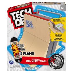 Ridica-te in aer cu Tech Deck fingerboard-uri reale cu grafica autentica de la companiile de skateboard-uri adevarate Setul de rampe The Big Vert Wall X-Connect Park Creator include tot ce ai nevoie pentru a-ti construi un skatepark genial personalizat in care iti vei putea exersa skill-urile de fingerboarding Poti face combinatii diferite cu doua rampe cutii sau bare si bare pentru coping pentru ca tu sa poti invata trucuri noi sau sa le imbunatatesti pe cele pe care le stii deva 