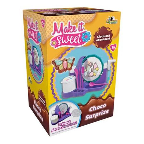 Make It Sweet - Choco SurprizeIn joaca facem ciocolataPregateste surprize delicioase pentru tine si prietenii tai  Topeste 