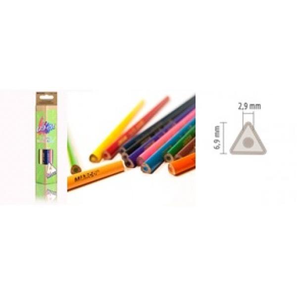 Creioane colorate Set creioane 12 Culori Diametru grif 29mmNu sunt recomandate copiilor cu virsta sub 3 ani  