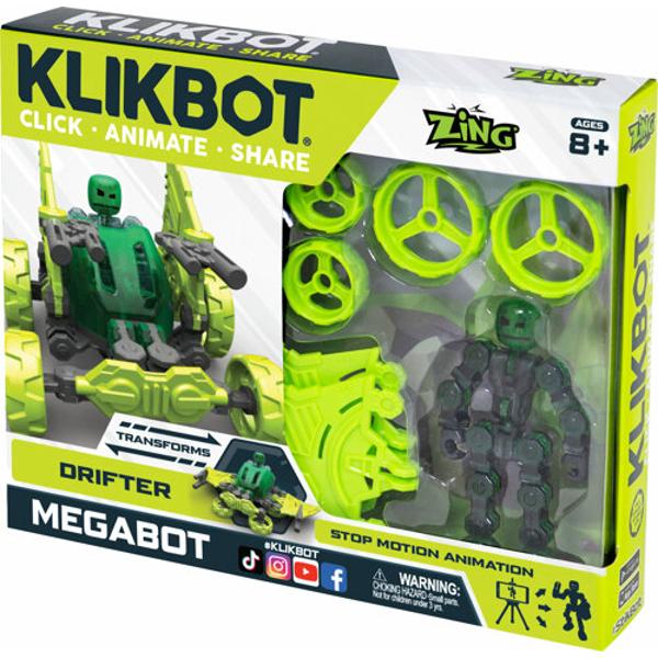 KLIKBOT MEGABOT ZANIMATION STUDIO PACK - Set Stop-Motion Giocattolo Animazione Stikbots