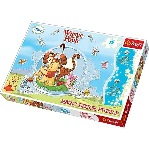 Puzzle cu 15 piese Winnie the Pooh