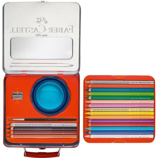 18 creioane colorate Jumbo Grip1 creion grafit Jumbo Gripo cutie apa clic go o pensula clic goo ascutitoare12 stickere pentru colorat