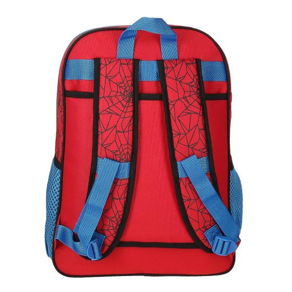 Ghiozdan scoala 42 cm Spiderman Red - bretele ajustabile  ergonomice culoare multicolor cu imprimeu personaj Spiderman 2 compartimente dimensiune 32x42x15 cm material poliester 1 buzunar frontal maner superior 2 buzunare laterale inchidere cu fermoar  Las&259;-l pe Spiderman s&259;-&539;i înso&539;easc&259; copilul în zilele de &537;coal&259; sau în excursii cu aceast&259; colec&539;ie de ghiozdane genti &537;i valize Marvel Ghiozdane pentru 