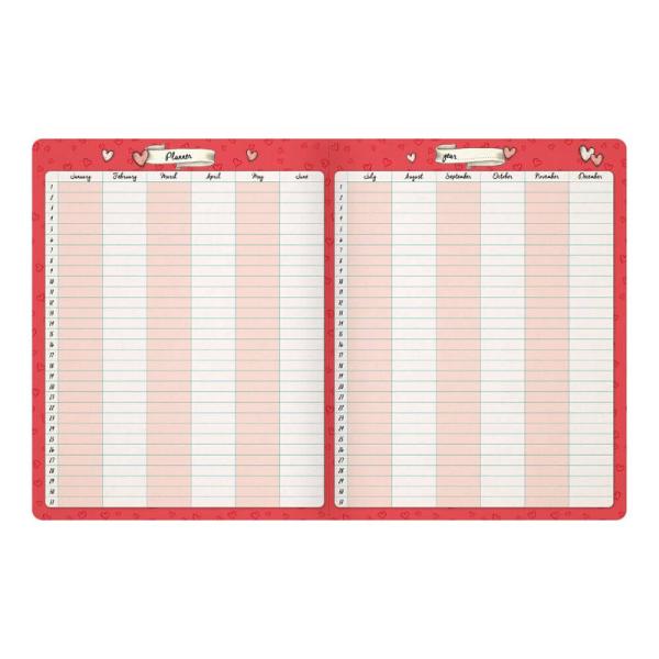 Agenda planificator Gorjuss Purrrrrfect Love&160;este o solutie excelenta pentru organizare pe tot parcursul anuluiPoti incepe sa folosesti acest planner in orice moment al anuluiAgenda planificator Gorjuss Purrrrrfect Love&160;poate fi folosit ca jurnal organizator sau planificator academicAgenda planificator Gorjuss Purrrrrfect Love&160;contine4 pagini pentru a vizualiza 