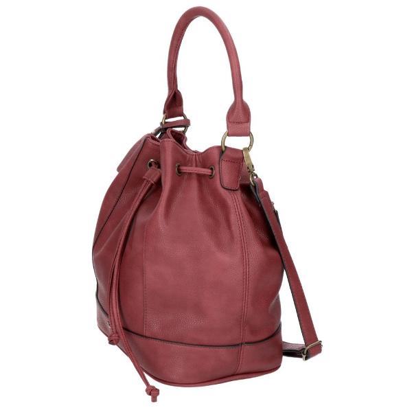 Geanta de mana Pepe Jeans Colette - material piele ecologica dimensiune 27x31x17 cm 1 compartiment culoare burgundy bareta ajustabila lungimea baretei aproximativ 70 cm maner superior Geanta mana cu licenta Pepe Jeans London colectia Pepe Jeans Colette recomandata pentru femei si adolescentidiv 