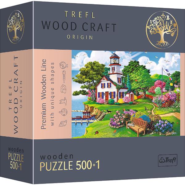 Esti un pasionat de puzzle-uri Puzzle-urile din lemn WOOD CRAFT de la Trefl au fost create doar pentru tineFolosind formatul unic de puzzle si figurile puzzle originale asamblati setul uzzle-urile din lemn cu forme neregulate sunt o alternativa ideala la puzzle-urile traditionale Setul este format din 5001 elemente printre care au fost ascunse pana la 50 de piese de puzzle in diferite formeGasirea lor este o mare distractie suplimentara Fiecare piesa de puzzle are un 