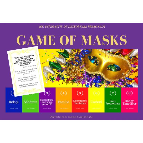 Humanistic Comparison relay Joc Game of Masks - joc de relationare, conectare si cunoastere de sine" -  - Libraria CLB