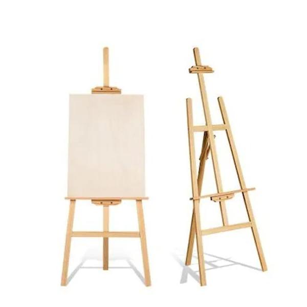 Sevalet pictura pentru tablouri de maxim 90x120 cmPotrivit pentru a picta atat din picioare cat stand pe scaunInaltime reglabila maxim 150 cmMaterial intergral din lemn