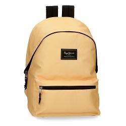 Rucsac cu compartiment laptop, 2 compartimente pepe jeans colorfull, galben 63224.26
